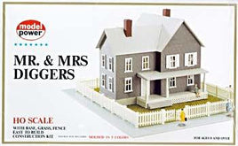 HO Scale Model Power Mr. & Mrs. Diggers House Kit