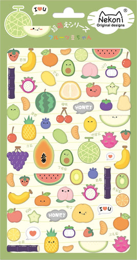 Nekoni Fruits Stickers