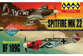 Spitfire/Me109 [2 Pack] (1/72 Scale) Aircraft Model Kit