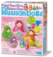 Paint Your Own Trinket Box Russian Doll Kit