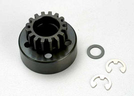 Clutch bell (15-tooth)/5x8x0.5mm fiber washer (2)/ 5mm e-clip