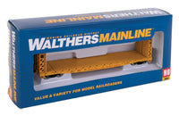 HO 53' GSC Bulkhead Flatcar - Ready to Run -- Union Pacific(R) #15033 (Armour Yellow, red)