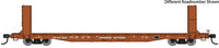 60' Pullman-Standard Bulkhead Flatcar (48' IL) - Ready to Run -- Canadian National #621305