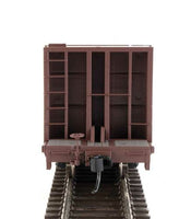 60' Pullman-Standard Bulkhead Flatcar (48' IL) - Ready to Run -- Trailer-Train #90592 (brown)