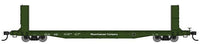 60' Pullman-Standard Bulkhead Flatcar (48' IL) - Ready to Run -- Weyerhauser #1101