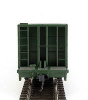 HO 60' Pullman-Standard Bulkhead Flatcar (48' IL) - Ready to Run -- Weyerhauser #1107