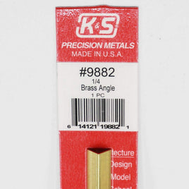 1/4" x 12" Single Brass Angle 9882