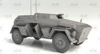 SdKfz 247 Ausf B Armourd Vehicle (1/35 Scale) Military Model Kit