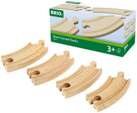 Short Curved Wooden Track