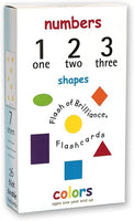 Numbers, Shapes and Colors Flash Cards