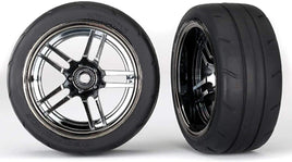 1.9" Response Tires Split-Spoke Black Chrome Wheels