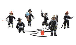 Scenic Accents(R) Rescue Firefighters HO Scale Figures