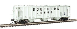 50' Pullman-Standard PS-2 2893 3-Bay Covered Hopper - Ready to Run -- Southern Railway #94687
