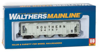 50' Pullman-Standard PS-2 2893 3-Bay Covered Hopper - Ready to Run -- Southern Railway #94757