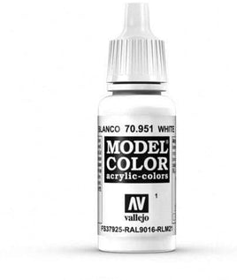 White (#1) Model Color Acrylic Paint 17 ml