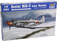 Soviet MIG-3 Late Version (1/48th Scale) Plastic Military Model Kit