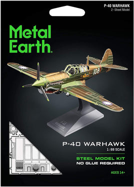 P-40 Warhawk Metal Earth  Model Kit