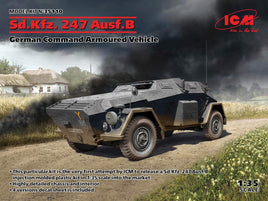 SdKfz 247 Ausf B Armourd Vehicle (1/35 Scale) Military Model Kit