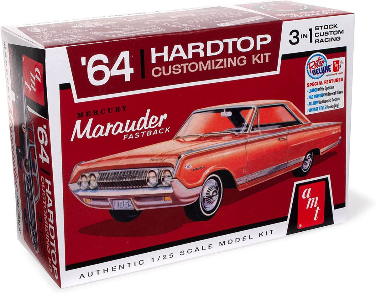 1964 Mercury Marauder Hardtop (1/25 Scale) Vehicle Model Kit Eugene