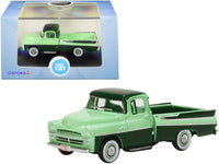 1957-1970 Forest Green And Misty Green Dodge D100 Sweptside Pickup