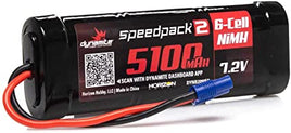 5100mAh 6-Cell Speedpack2 Flat NiMH Battery with EC3
