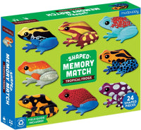 Shaped Memory Game: Frogs