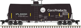 Corn Products UTLX #600900 (black, yellow Conspicuity Markings) Trinity 17,600-Gallon Tank Car