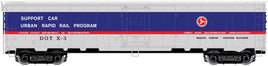 HO United States Dept. of Transportation #X-3 (Support Car; silver, blue, red) HO ACF-REA Steel Express Reefer