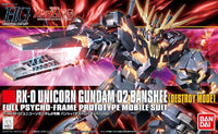 HGUC RX-0 Unicorn Gundam 02 Banshee [Destroy Mode] (1/144th Scale) Plastic Gundam Model Kit
