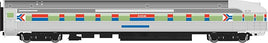 85' Budd Observation - Ready To Run -- Amtrak(R) Phase I