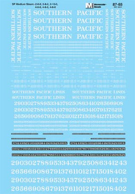 Southern Pacific SP Medium Steam Locomotives 1920-1950