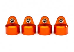 Shock caps, Aluminum (Orange-anodized)