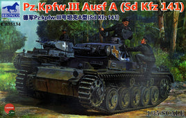 Panzer III A (1/35 Scale) Plastic Military Kit