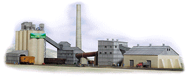 Valley Cement Plant Kit HO Scale