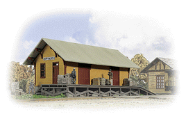 Golden Valley Freight House HO Scale