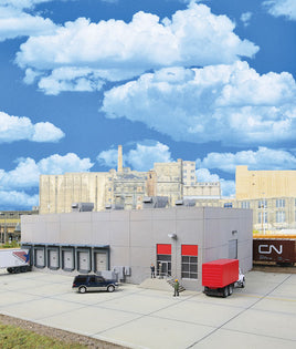 Modern Concrete Warehouse Model Kit