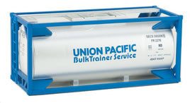 Union Pacific 20' Tank Container (white, blue) - Kit HO Scale