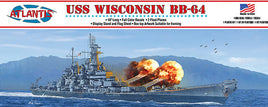 USS Wisconsin BB64 (1/665 Scale) Boat Model Kit