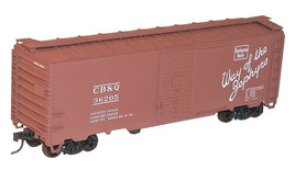 Chicago, Burlington & Quincy #36205 40' PS-1 Steel Boxcar - Kit Accurail Inc #12231 HO Scale