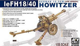 eFH18/40 German 10.5cm Late Version Howitzer Gun (1/35 Scale) Plastic Military Kit