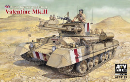 British Mk III Valentine Mk II Infantry Tank (1/35 Scale) Plastic Military Kit