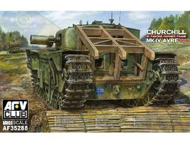 Churchill Mk IV AVRE Tank with Fascine Carrier Frame (1/35 Scale) Plastic Military Kit