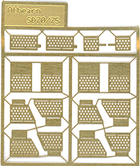 SD70/75 3-Step Brass Diesel Steps For Athearn Shells