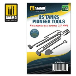US Tanks Pioneer Tools (1/35 Scale) Military Detail Accessories