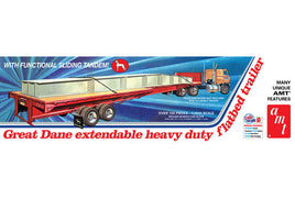 Great Dane Extendable Flat Bed Trailer (1/25 Scale) Vehicle Model Kit
