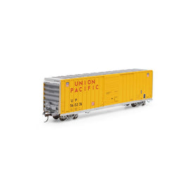 HO RTR 60' Hi-Cube Ex-Post Box, UP/Yellow #560236