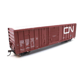 N Scale - 50' FMC Exterior Post Combo Door Boxcar - Canadian National #553707 -