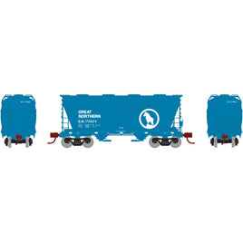 Great Northern #173824 (sky blue) ACF 2970 Covered Hopper HO Scale