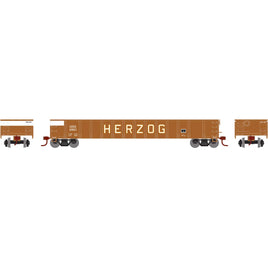 Herzog (HZGX) #3901 52' Mill Gondola HO Scale RTR