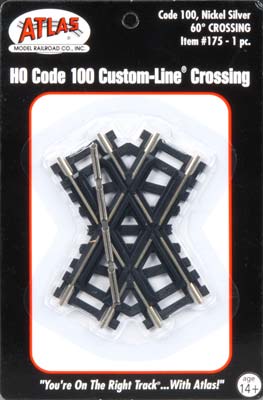 Crossing 60 Degree NS Code 100 HO Scale